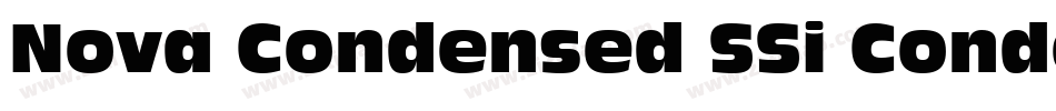 Nova Condensed SSi Condensed Italic字体转换